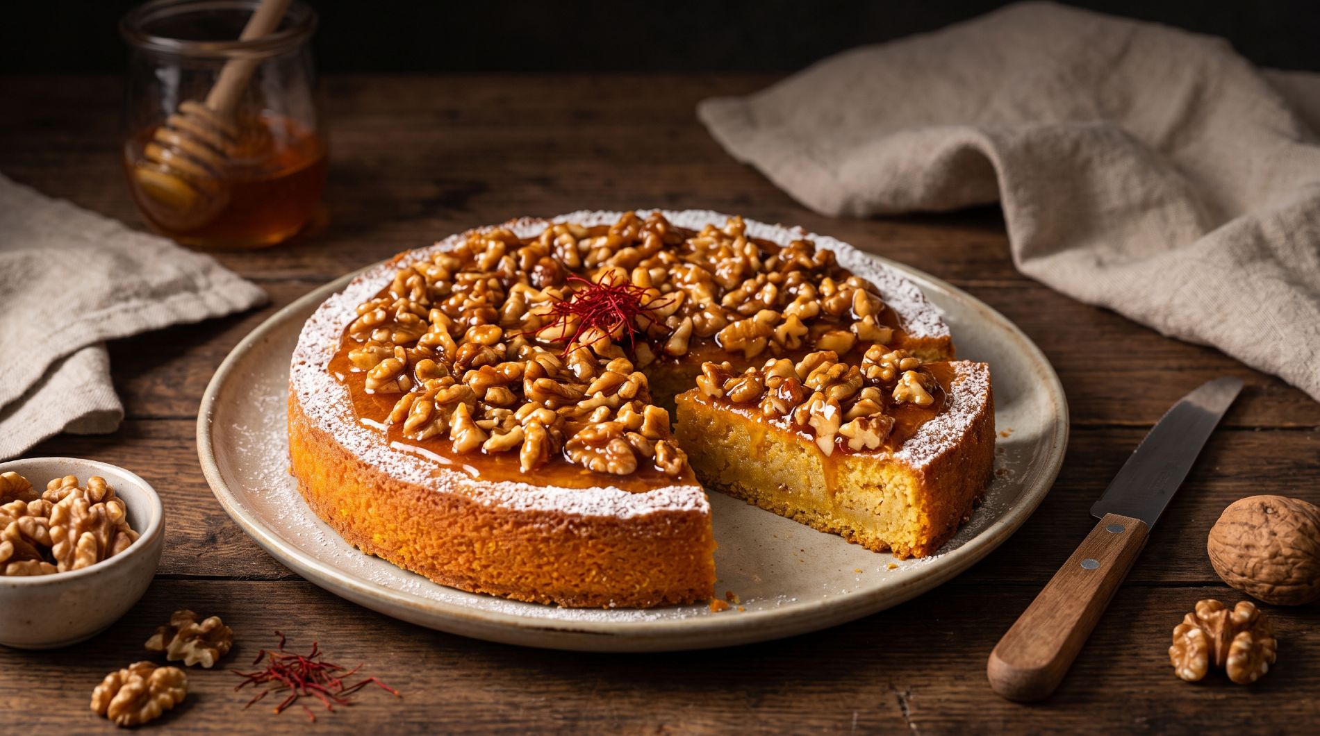 Tarta de Mazap�n de Toledo con IGP, Nueces de Nerpio con DOP y Miel de La Alcarria con DOP